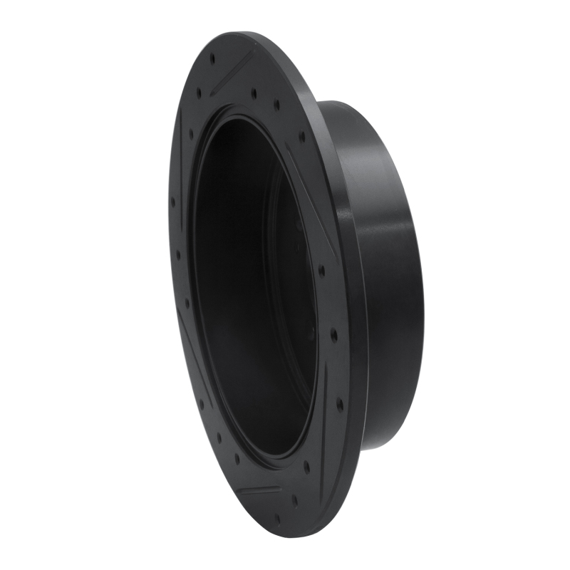 Hyundai Santa Fe Brake Rotor (1) - Rear Right - R1 Concepts - Drilled & Slotted - Black - `01-`16